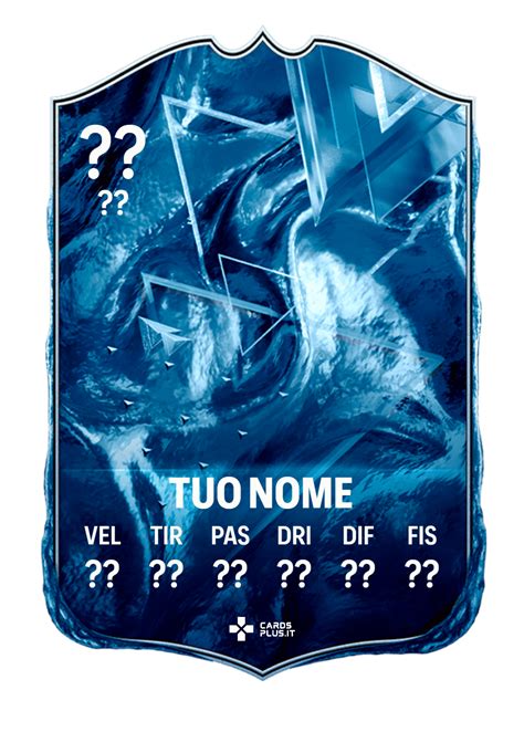 Ea Fc 24 Ultimate Team Versus Ice Card Stampa Card Personalizzabile