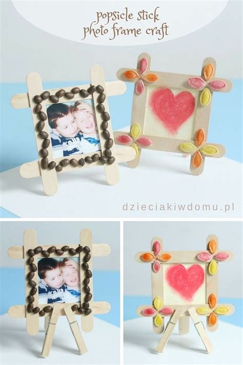 100 Popsicle Sticks Craft Ideas ASTOLDBYMOM Photo Frame Crafts