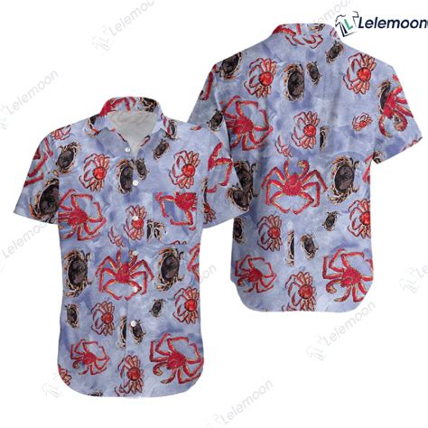 Alaska Crab Hawaiian Shirt Lelemoon