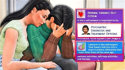 DIVERGENT SIMS | most realistic mod i've seen! mental health, disorders ...