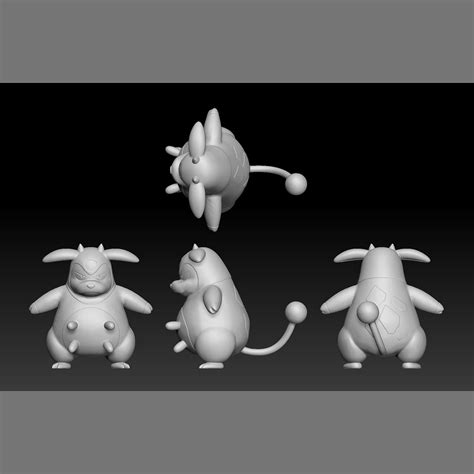 Stl File Pokemon Tauros Miltank Bouffalant・3d Printing Idea To Download・cults