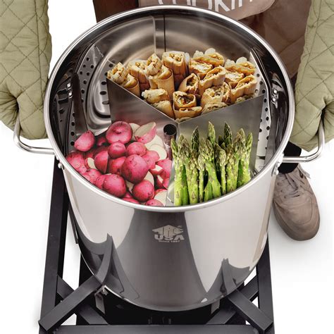 Arc 32Qt Stainless Steel Stockpot For Seafood Boil Crawfish Boil Pot