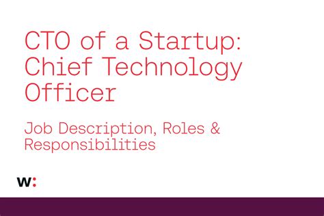 Startup Cto Job Description Roles And Responsibilities Wellfound