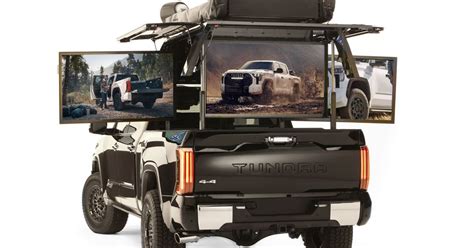 Toyota Mounted Five Big Screen Tvs To This Tundra Truck The Verge