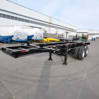 3 Axles 20ft 40ft Frame Shipping Chassis Skeletal Skeleton 40ft