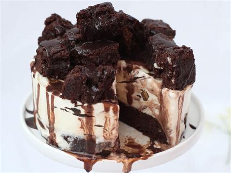 Bear Mountain Fudge Brownie Ice Cream Cake Recipe Ice Cream Cake