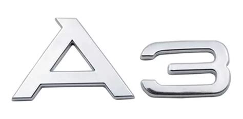 Emblema Logo Adesivo Audi A3 Traseiro MercadoLivre