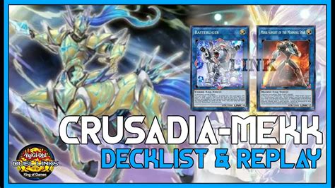 CRUSADIA MEKK SIMPLIFIED DECK OTK KOG GAMEPLAY Yu Gi Oh Duel