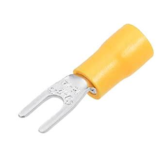 Uxcell Pcs Sv Insulated Fork Spade U Type Wire Connector