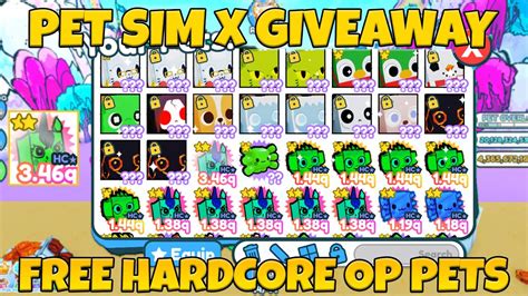 LIVENEW DOODLE HARDCORE OP PETS GIVEAWAY Pet Simulator X MAILBOX