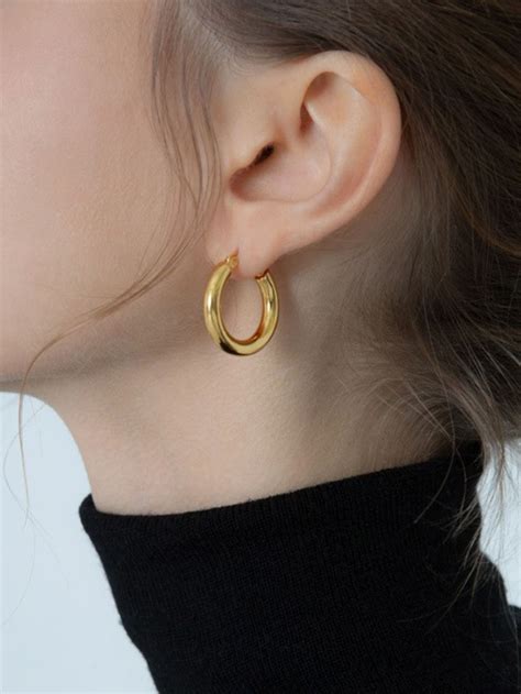 Minimalist Hoop Earrings Shein Usa