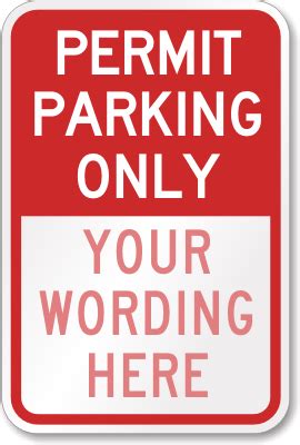 Parking Permit Signs – from MyParkingPermit.com