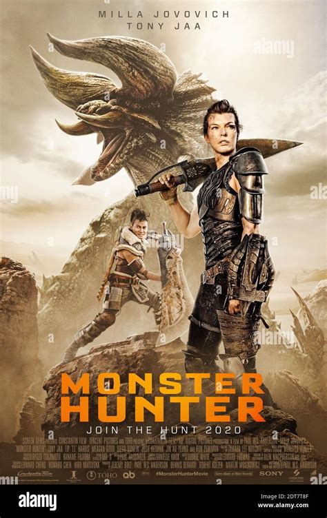 Monster Hunter International Poster From Left Tony Jaa Milla