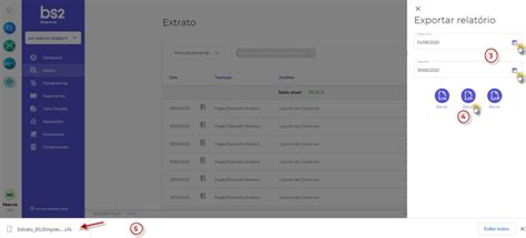 Banco Bs Como Exportar O Extrato Em Ofx Conta Azul