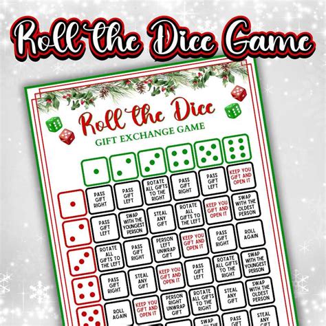 Christmas Dice Game T Exchange The Game Room