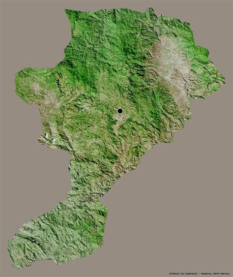 Intibuca Department Republic Of Honduras Departments Of Honduras Map Vector Illustration