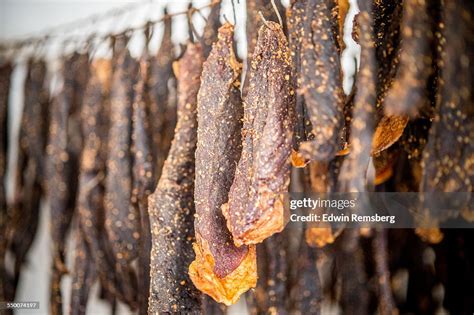 Biltong Drying High Res Stock Photo Getty Images