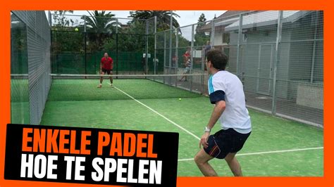 Enkele Padel Speel 1 Op 1 Zona De Padel