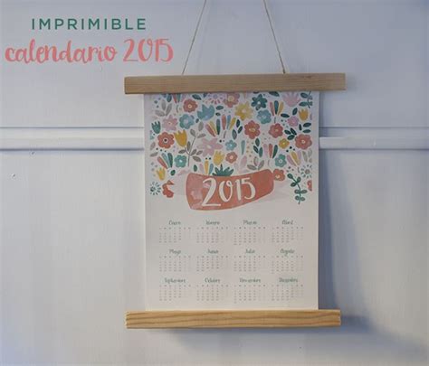 Imprimible Calendario 2015 Milowcostblog♥ Diy Frame House Styles