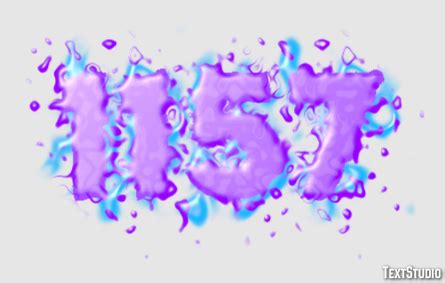 1157 Text Effect and Logo Design Number