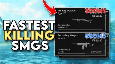 Fastest Ttk Smgs After Season Update Best Guns After H Blixen