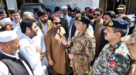 Corps Commander Peshawar Interacts With Flood Affected People Of Swat