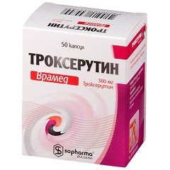 Троксерутин Врамед – инструкция по применению, гель, капсулы, отзывы