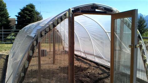 Low Cost Hoop House High Tunnel Green House Build Youtube