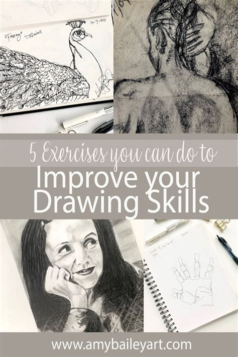 Improve Your Drawing Skills With These 5 Exercises Drawing Skills Drawing Exercises Drawing