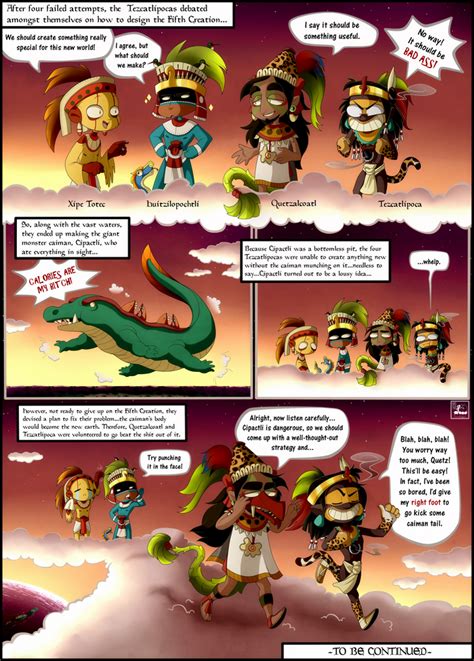 Aztec Creation Myth by Chrissyissypoo19 on DeviantArt