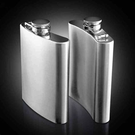 Whism 7810oz Metal Alcohol Flask Bottle Portable Stainless Steel