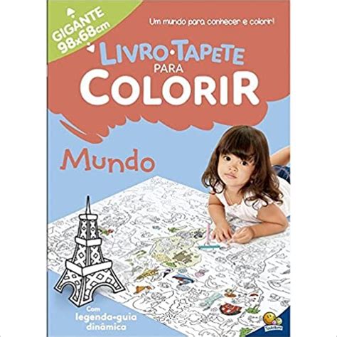 Livro Tapete Para Colorir Mundo Todo Livro Papellotti