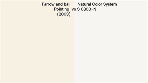 Farrow And Ball Pointing 2003 Vs Natural Color System S 0300 N Side