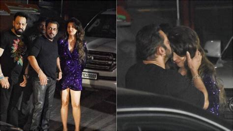 Salman Khan Kisses Ex Girlfriend Sangeeta Bijlani At His Birthday Party