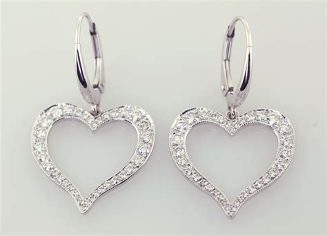 Diamond Heart Earrings | New Pieces | Thomas Michaels Designers