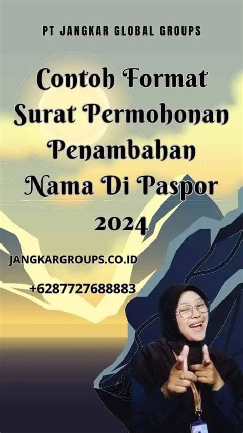 Contoh Surat Permohonan Penambahan Nama Di Paspor 2024 Jangkar Global