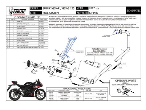 S 055 LXBP COMPLETE EXHAUST 1x1 MIVV SPORT GP PRO STEEL BLACK SUZUKI