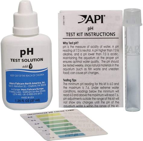 Api Freshwater Ph Test Kit Tests Per Kit Onyx Aqua Farm