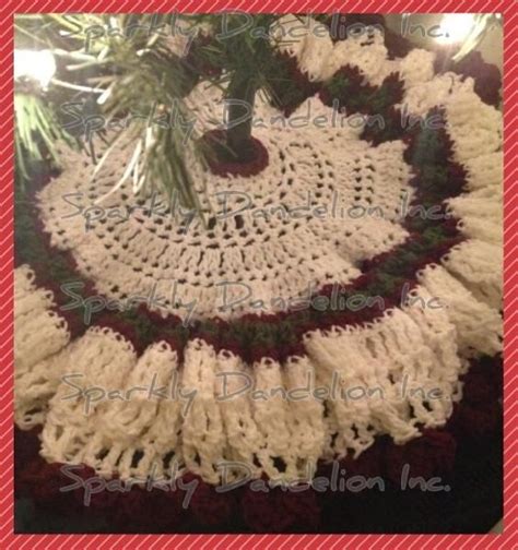 Crocheting Patterns Bluprint Christmas Tree Skirts Patterns