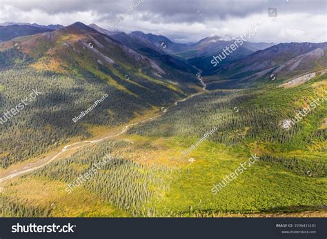 Aerial View Of Gates Of The Arctic National Park Alaska Over 100