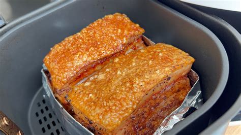 Air Fryer Crispy Pork Belly Recipe Airfried Liempo Alojas Food