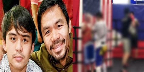 Manny Pacquiao, Son Jimuel Pacquiao Training Together (Video)