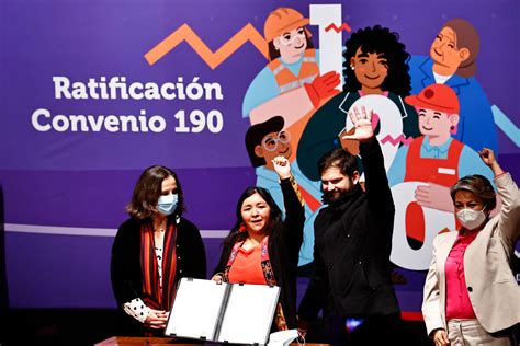 Pdte Boric ratifica el Convenio 190 de la OIT para la eliminación de