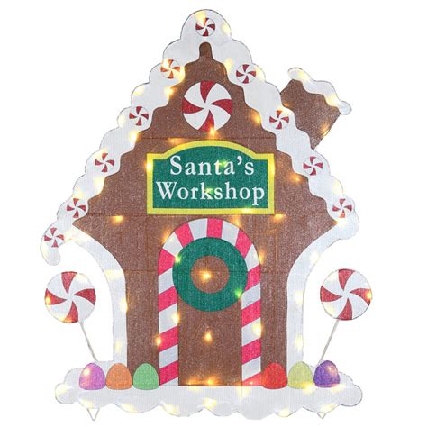 The Holiday Aisle® Gingerbread House Lighted Display And Reviews Wayfair