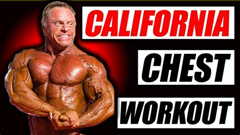 Ultimate Chest Workout California Edition YouTube