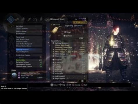 Nioh 2 Ancient Nyotengu Depths Stone 9 Ft Splitstaff Fists OP