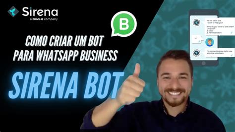 Como criar um robô de WhatsApp de Negócios Sirena Bots Automação