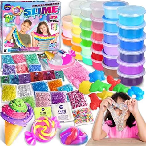 Slime Kit De Limo Gigante De 33 Tazas Para Niñas Y Niños Fu Cuotas