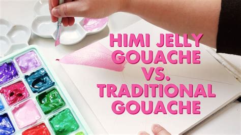 Himi Jelly Gouache Vs Traditional Gouache Is Cheap Jelly Gouache