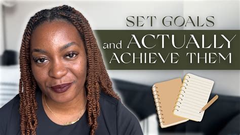 How To Set Goals And Actually Achieve Them In Youtube